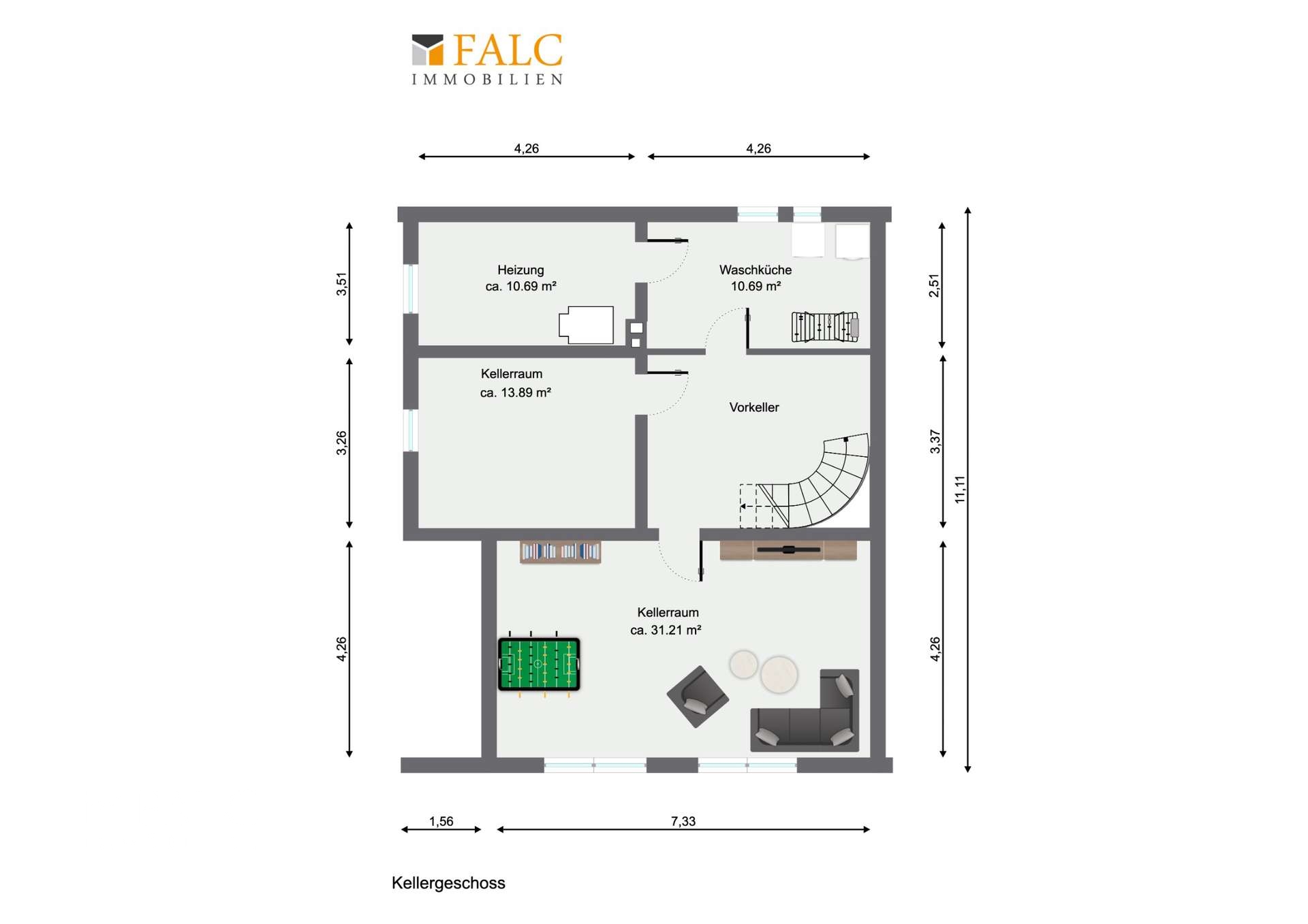 Grundriss Kellergeschoss